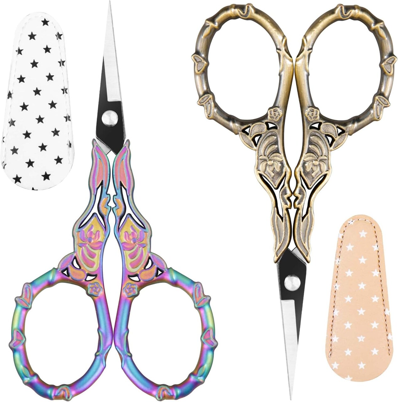 Small Craft Scissors with Cover – Butterfly Design, Sharp Tips for Crochet, Embroidery & Sewing
